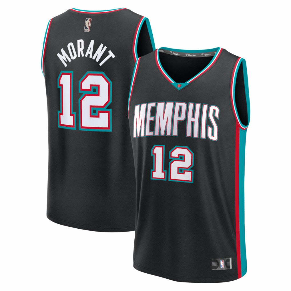 Ja Morant Memphis Grizzlies Fastbreak Jersey Classic Edition Black - Fanatics