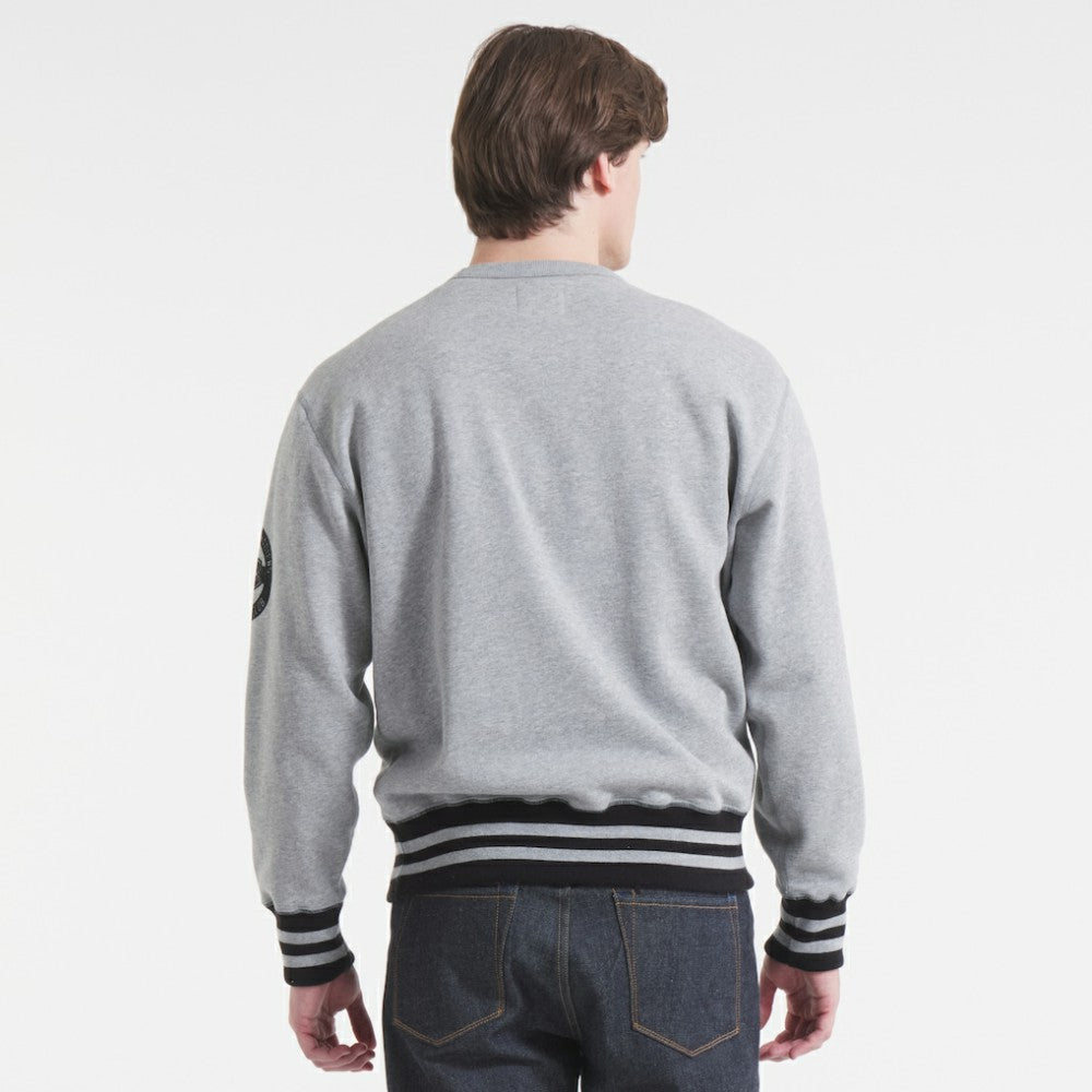 Montreal Canadiens Todd Snyder by Fanatics Relaxed Canadian Fleece Crew - Athletic Heather Gray | US 202846092