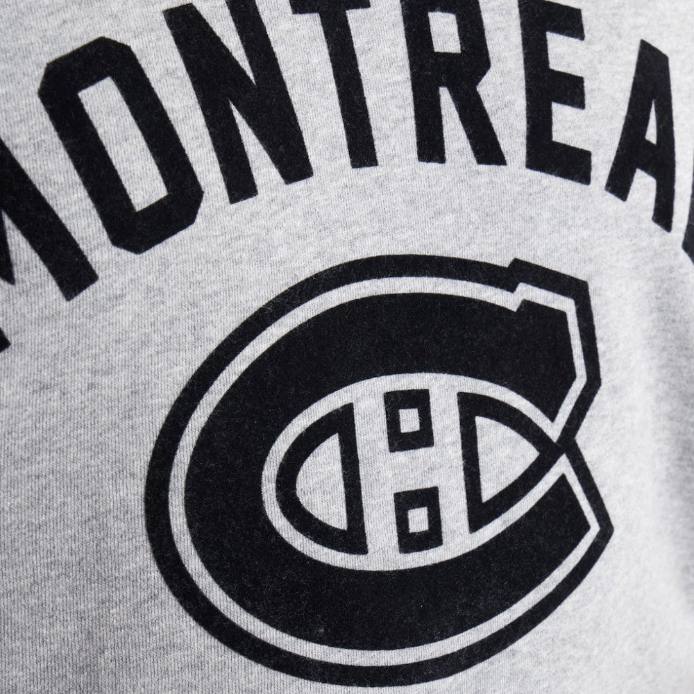 Montreal Canadiens Todd Snyder by Fanatics Relaxed Canadian Fleece Crew - Athletic Heather Gray | US 202846092