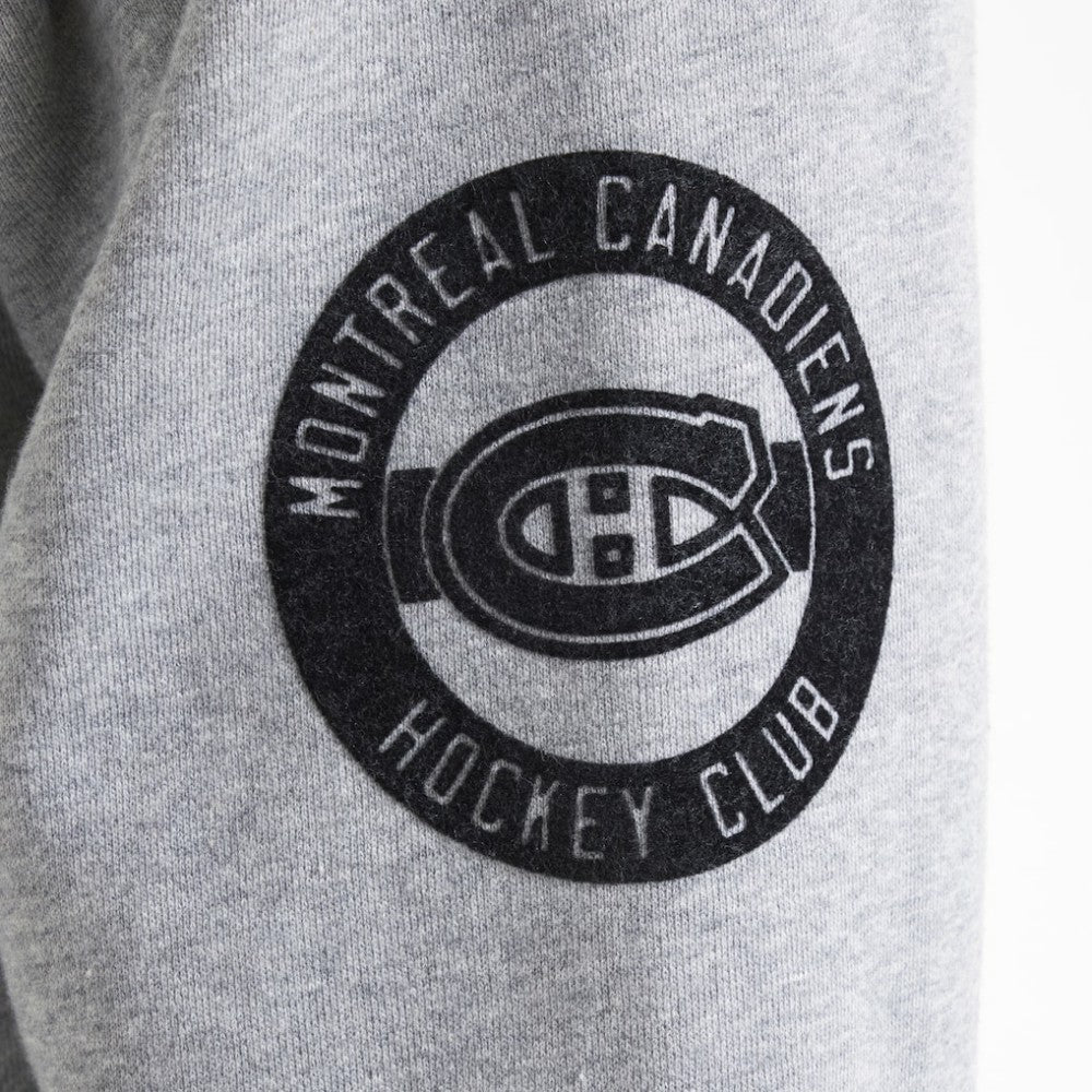 Montreal Canadiens Todd Snyder by Fanatics Relaxed Canadian Fleece Crew - Athletic Heather Gray | US 202846092