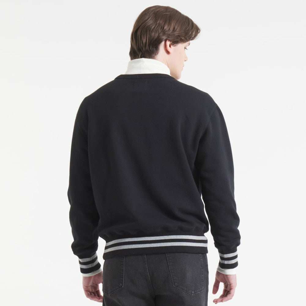 Utah Mammoth Todd Snyder by Fanatics Relaxed Canadian Fleece Crew - Black | US 202846096
