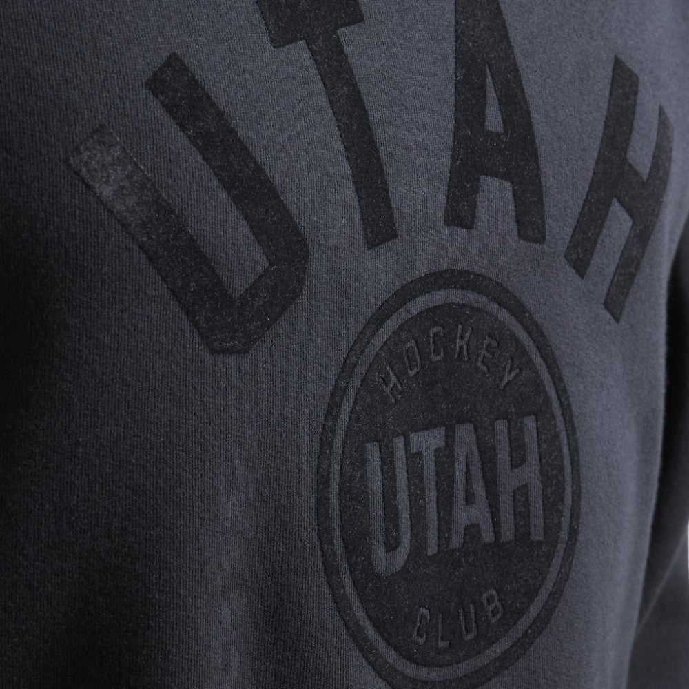 Utah Mammoth Todd Snyder by Fanatics Relaxed Canadian Fleece Crew - Black | US 202846096