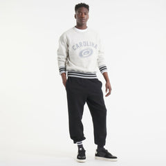 Carolina Hurricanes Todd Snyder by Fanatics Relaxed Canadian Fleece Crew - Heather Gray | US 202846098