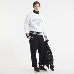 New York Rangers Todd Snyder by Fanatics Relaxed Canadian Fleece Crew - White | US 202846099