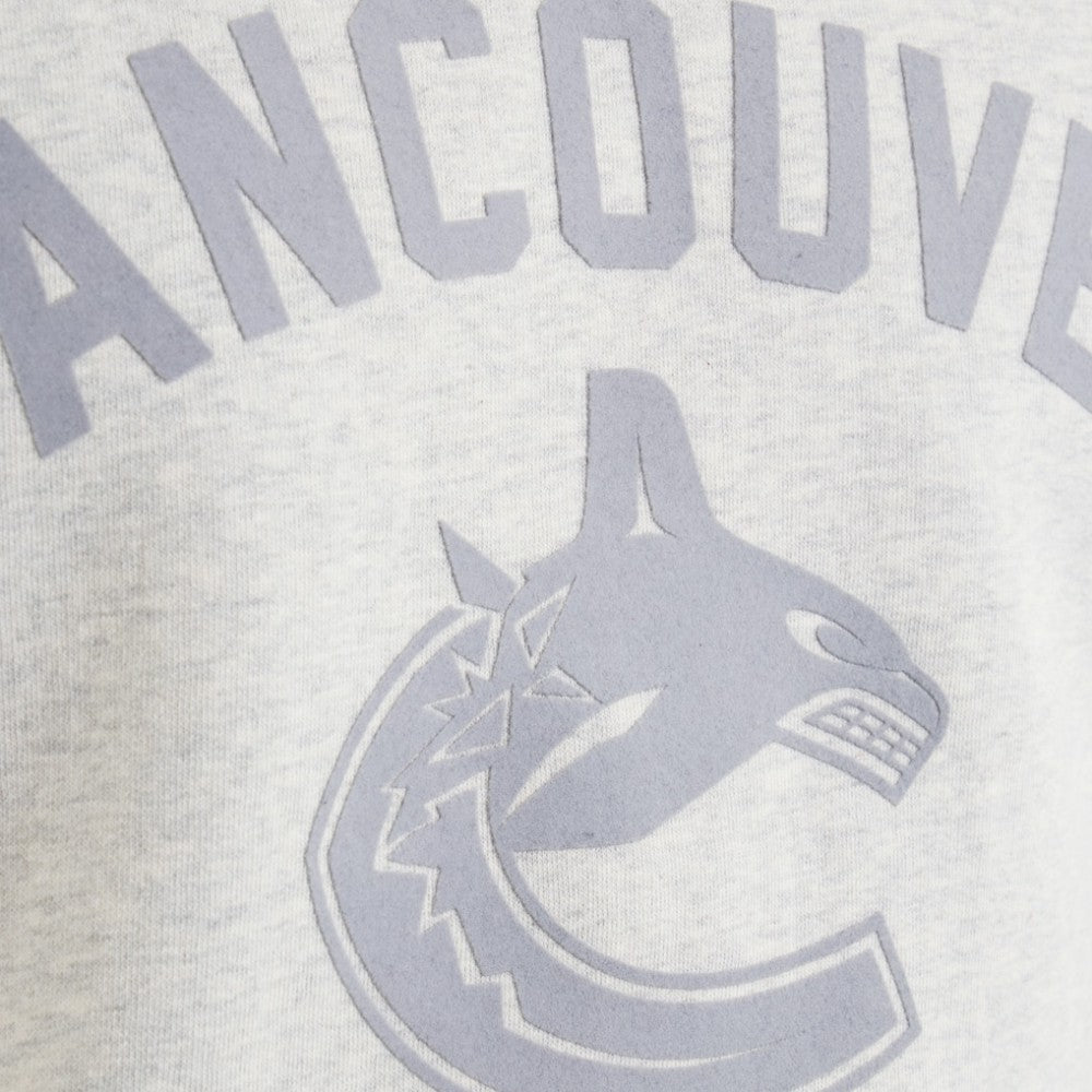 Vancouver Canucks Todd Snyder by Fanatics Relaxed Canadian Fleece Crew - Heather Gray | US 202846100
