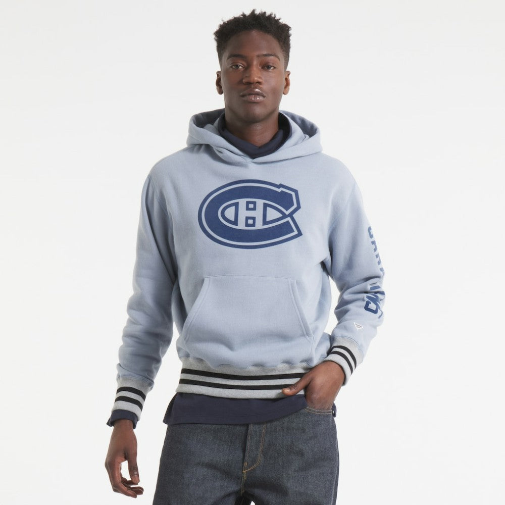 Montreal Canadiens Todd Snyder by Fanatics Relaxed Canadian Fleece Hoodie - Gray | US 202846104