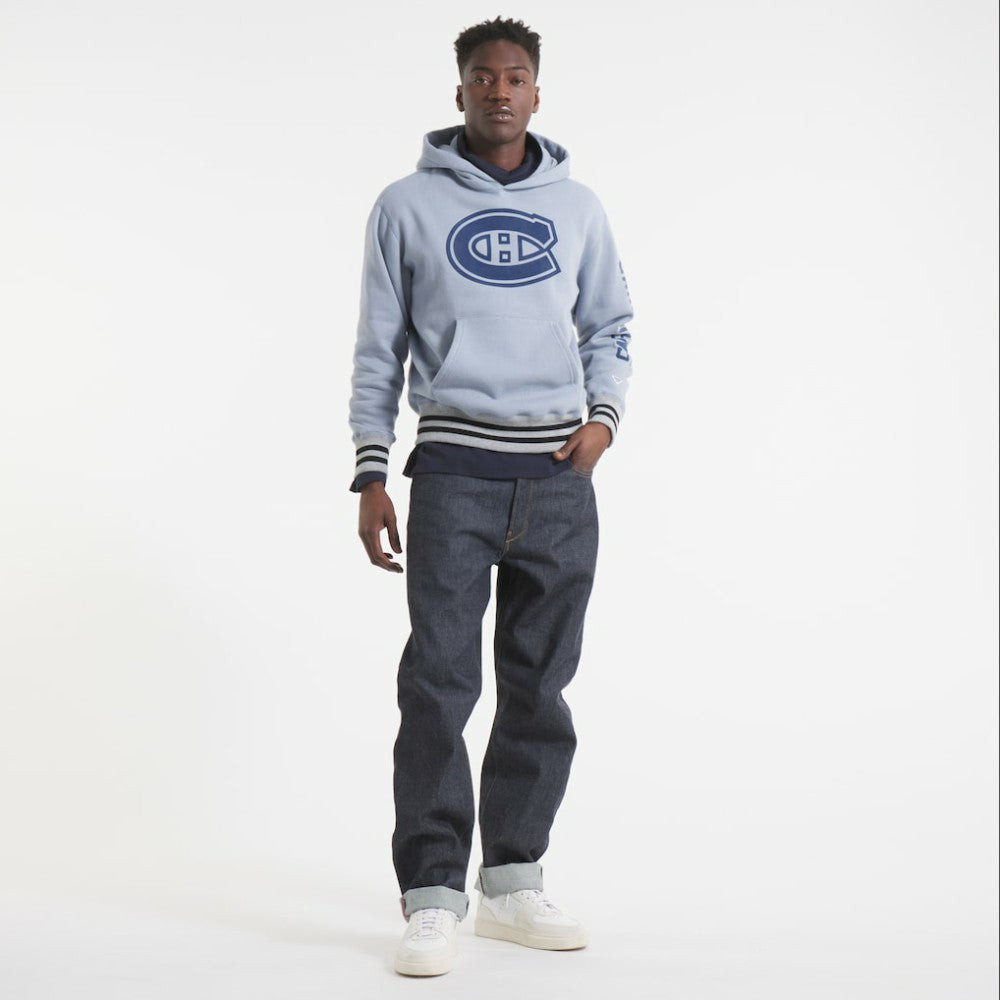 Montreal Canadiens Todd Snyder by Fanatics Relaxed Canadian Fleece Hoodie - Gray | US 202846104