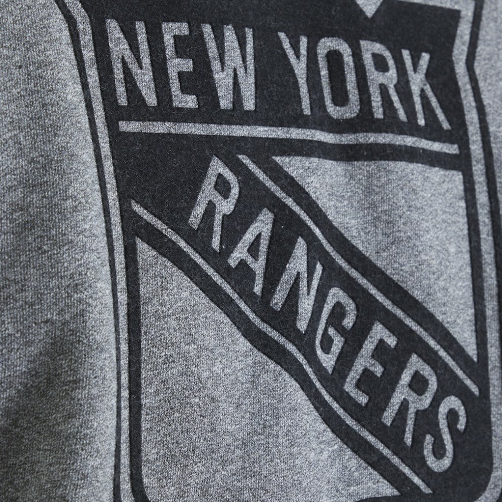 New York Rangers Todd Snyder by Fanatics Relaxed Canadian Fleece Hoodie - Dark Heather Gray | US 202846110