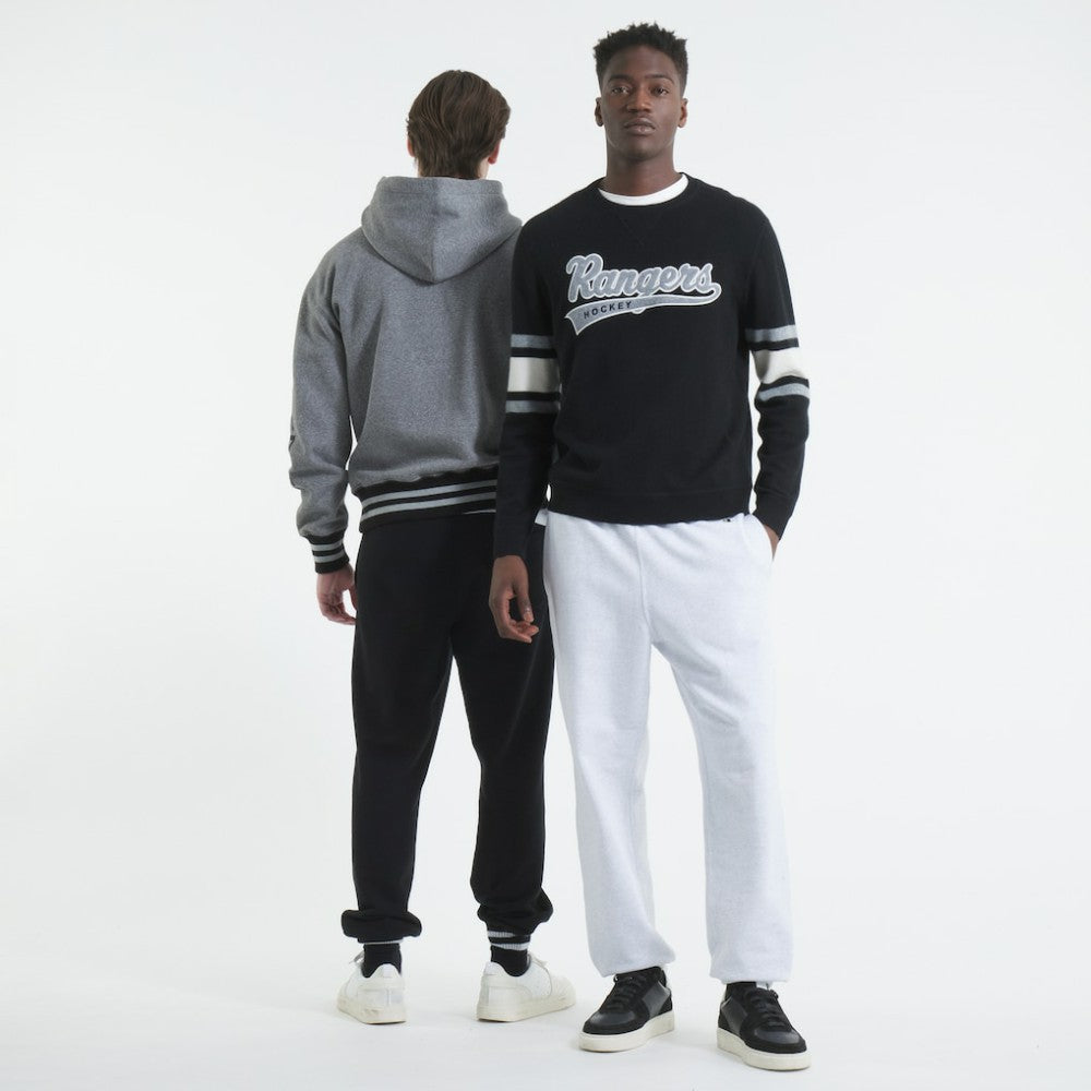 New York Rangers Todd Snyder by Fanatics Cashmere Crew Sweater - Black | US 202846112