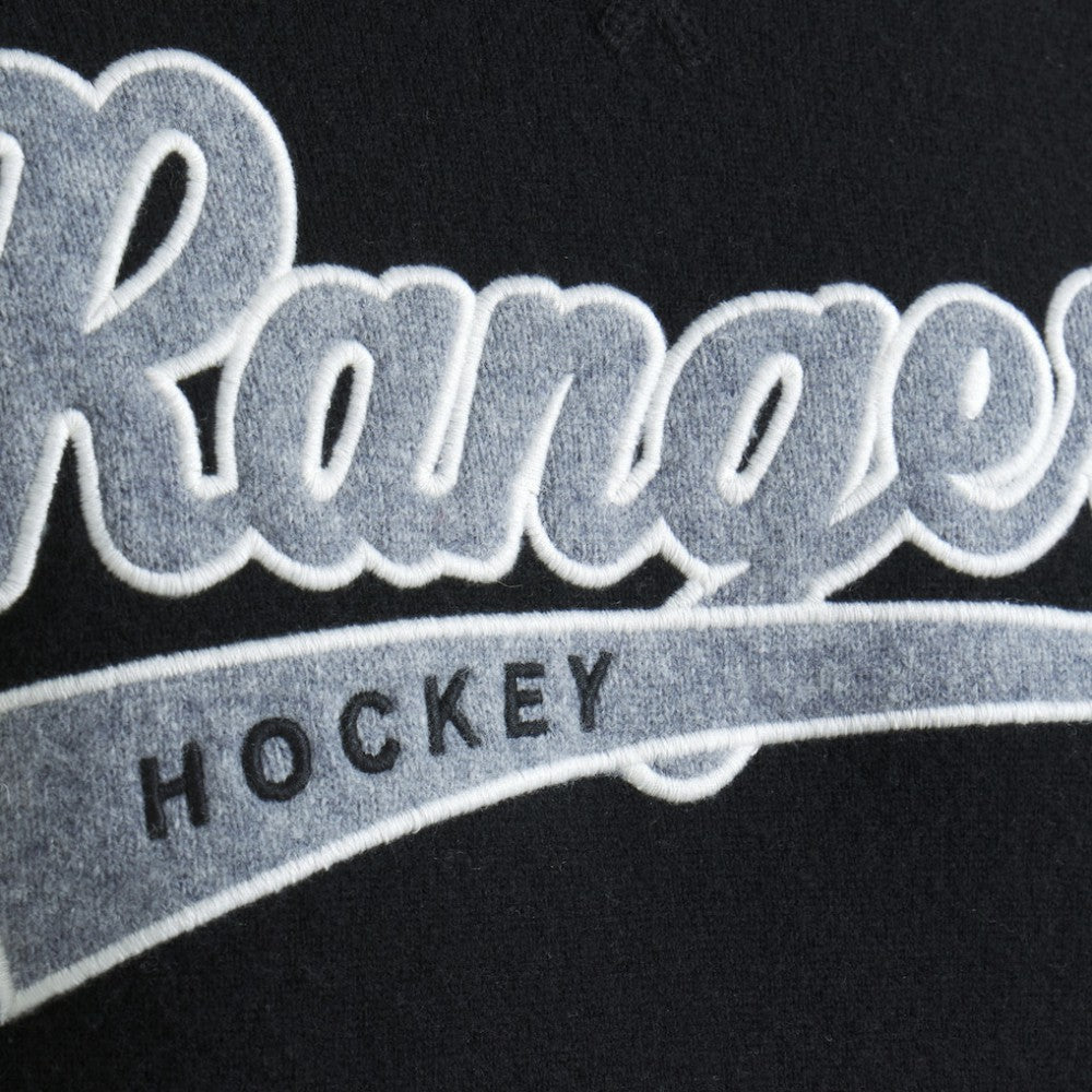 New York Rangers Todd Snyder by Fanatics Cashmere Crew Sweater - Black | US 202846112