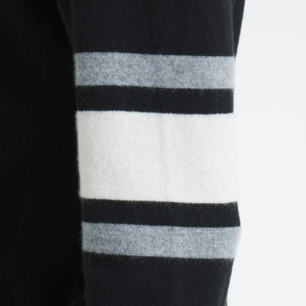 New York Rangers Todd Snyder by Fanatics Cashmere Crew Sweater - Black | US 202846112