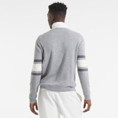 Toronto Maple Leafs Todd Snyder by Fanatics Cashmere Crew Sweater - Athletic Heather Gray | US 202846113