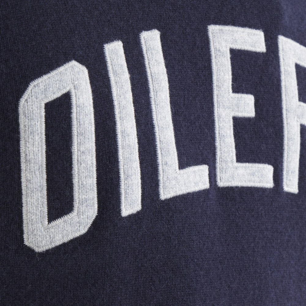 Edmonton Oilers Todd Snyder by Fanatics Cashmere Hooded Sweater - Navy | US 202846115
