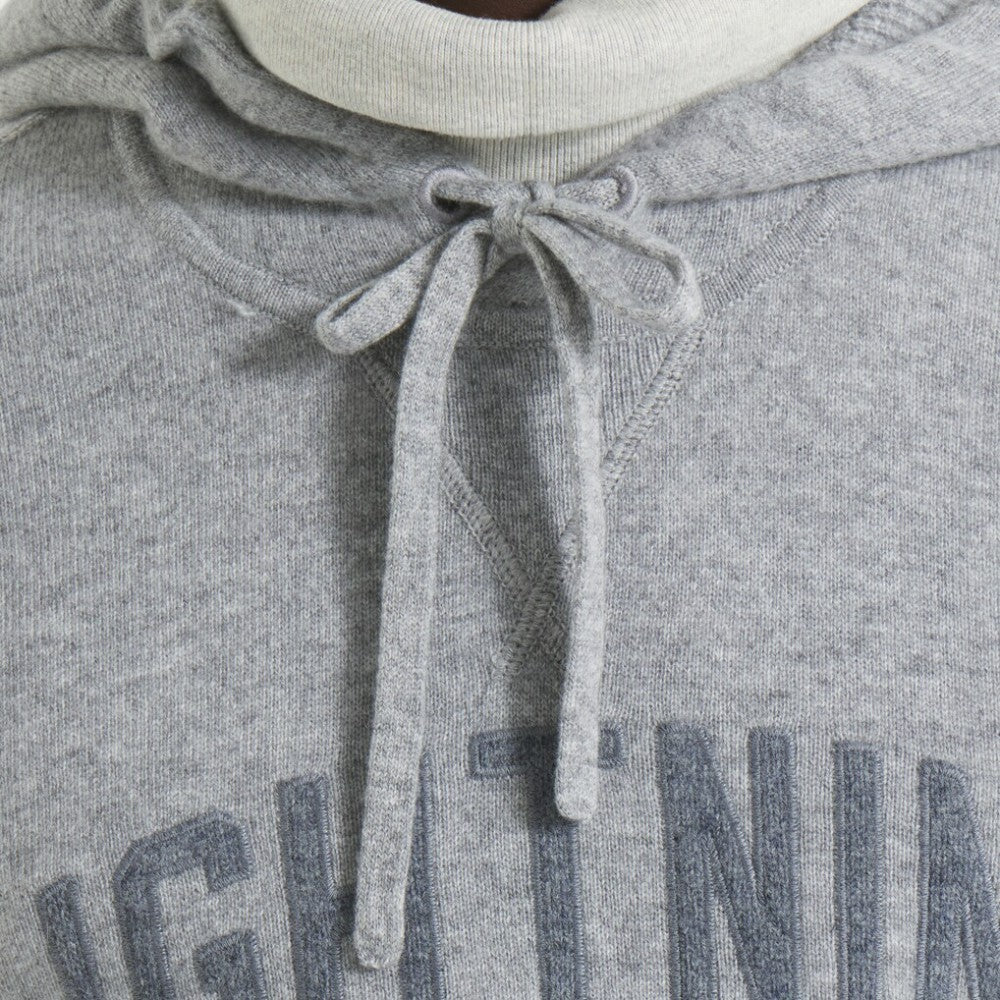 Tampa Bay Lightning Todd Snyder by Fanatics Cashmere Hooded Sweater - Athletic Heather Gray | US 202846117