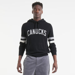 Vancouver Canucks Todd Snyder by Fanatics Cashmere Hooded Sweater - Black | US 202846120