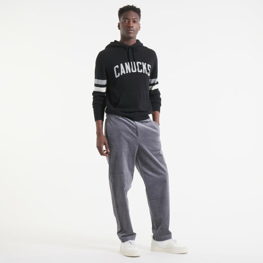 Vancouver Canucks Todd Snyder by Fanatics Cashmere Hooded Sweater - Black | US 202846120