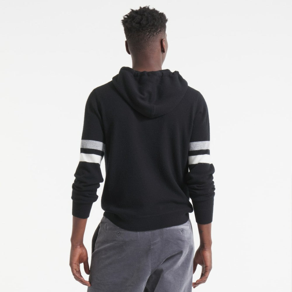 Vancouver Canucks Todd Snyder by Fanatics Cashmere Hooded Sweater - Black | US 202846120