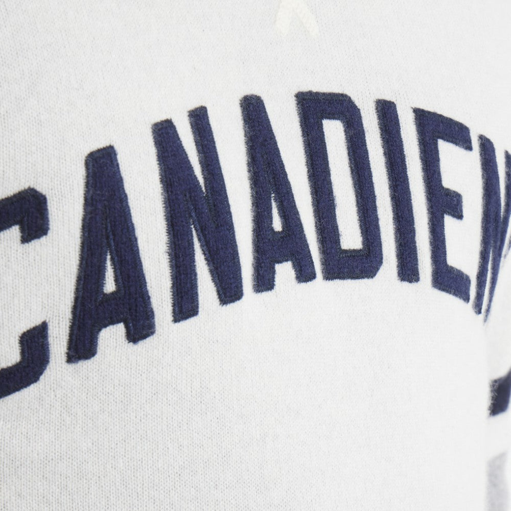Montreal Canadiens Todd Snyder by Fanatics Cashmere Hooded Sweater - Oatmeal | US 202846122