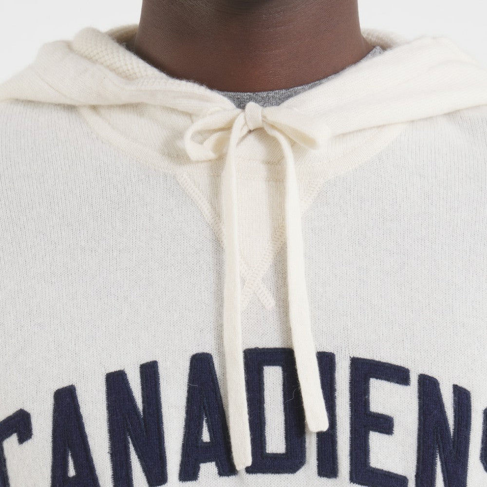 Montreal Canadiens Todd Snyder by Fanatics Cashmere Hooded Sweater - Oatmeal | US 202846122