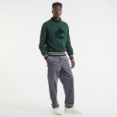 Vancouver Canucks Todd Snyder by Fanatics Relaxed Canadian Fleece Turtleneck - Dark Green | US 202846136