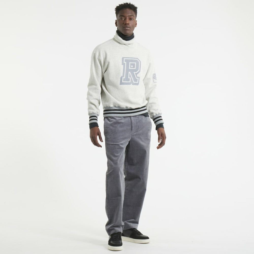 New York Rangers Todd Snyder by Fanatics Relaxed Canadian Fleece Turtleneck - Heather Gray | US 202846137