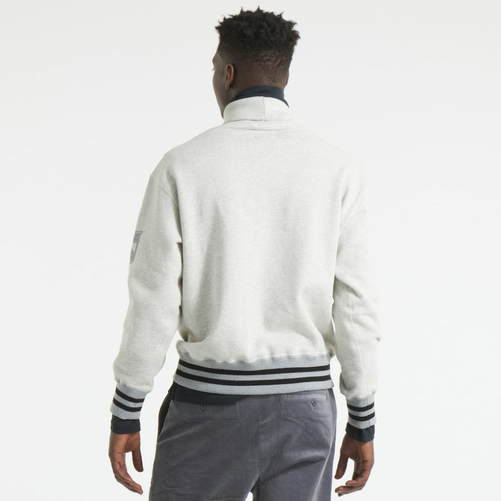 New York Rangers Todd Snyder by Fanatics Relaxed Canadian Fleece Turtleneck - Heather Gray | US 202846137