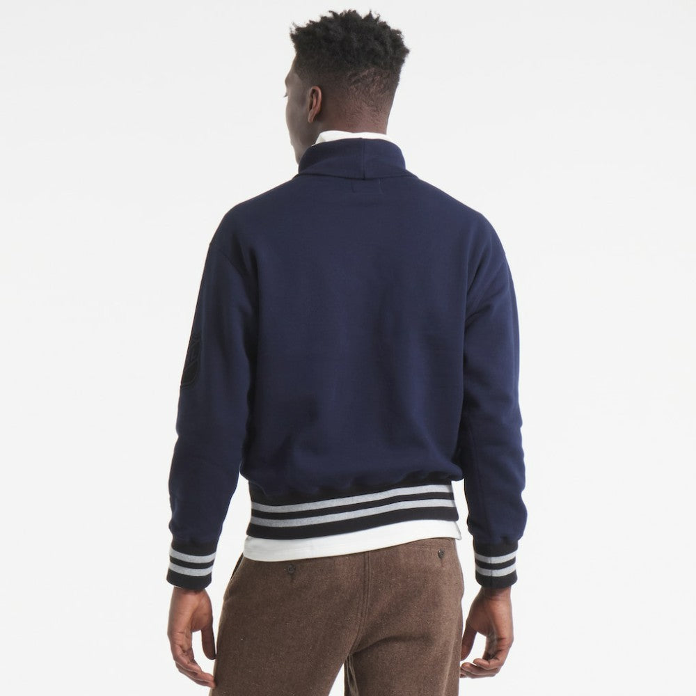 Edmonton Oilers Todd Snyder by Fanatics Relaxed Canadian Fleece Turtleneck - Navy | US 202846138
