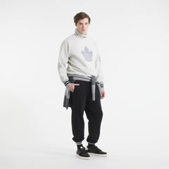 Toronto Maple Leafs Todd Snyder by Fanatics Relaxed Canadian Fleece Turtleneck - Heather Gray | US 202846139