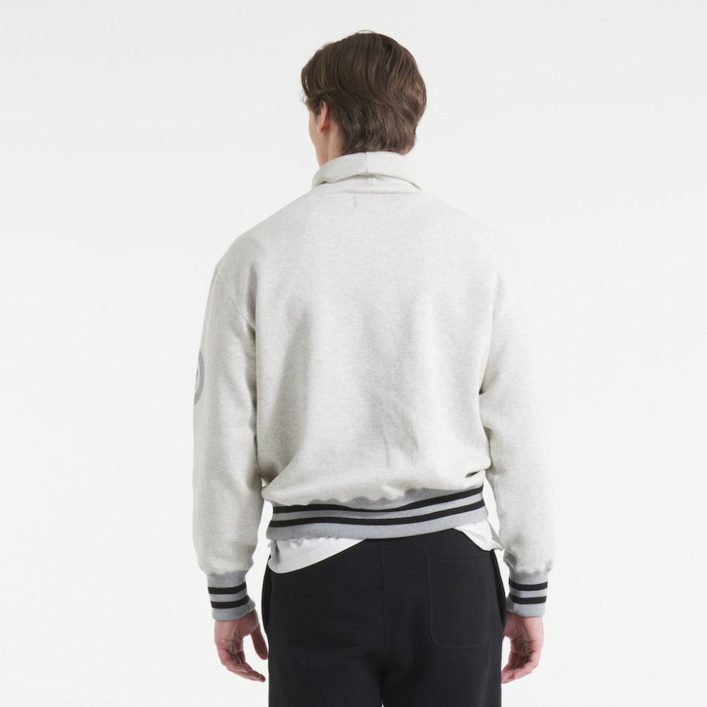 Toronto Maple Leafs Todd Snyder by Fanatics Relaxed Canadian Fleece Turtleneck - Heather Gray | US 202846139