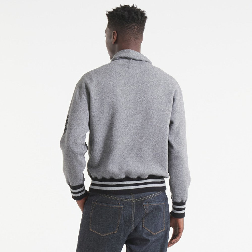Utah Mammoth Todd Snyder by Fanatics Relaxed Canadian Fleece Turtleneck - Dark Heather Gray | US 202846143