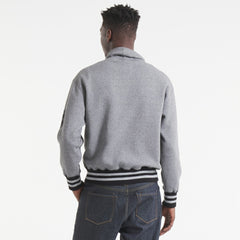 Utah Mammoth Todd Snyder by Fanatics Relaxed Canadian Fleece Turtleneck - Dark Heather Gray | US 202846143