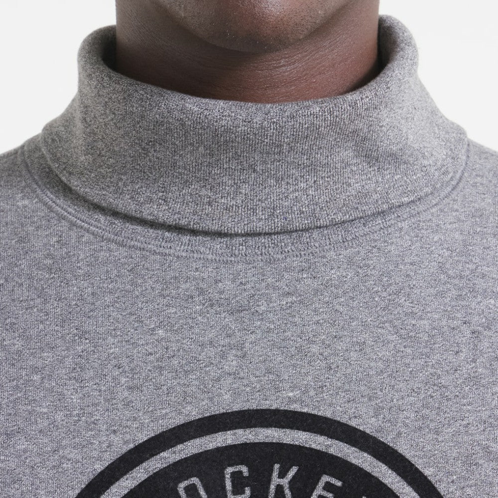 Utah Mammoth Todd Snyder by Fanatics Relaxed Canadian Fleece Turtleneck - Dark Heather Gray | US 202846143