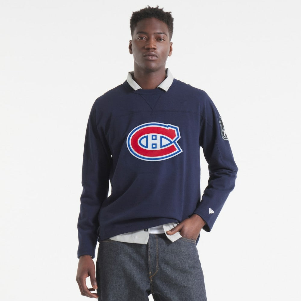 Montreal Canadiens Todd Snyder by Fanatics Heavyweight Football Jersey - Navy | US 202846154