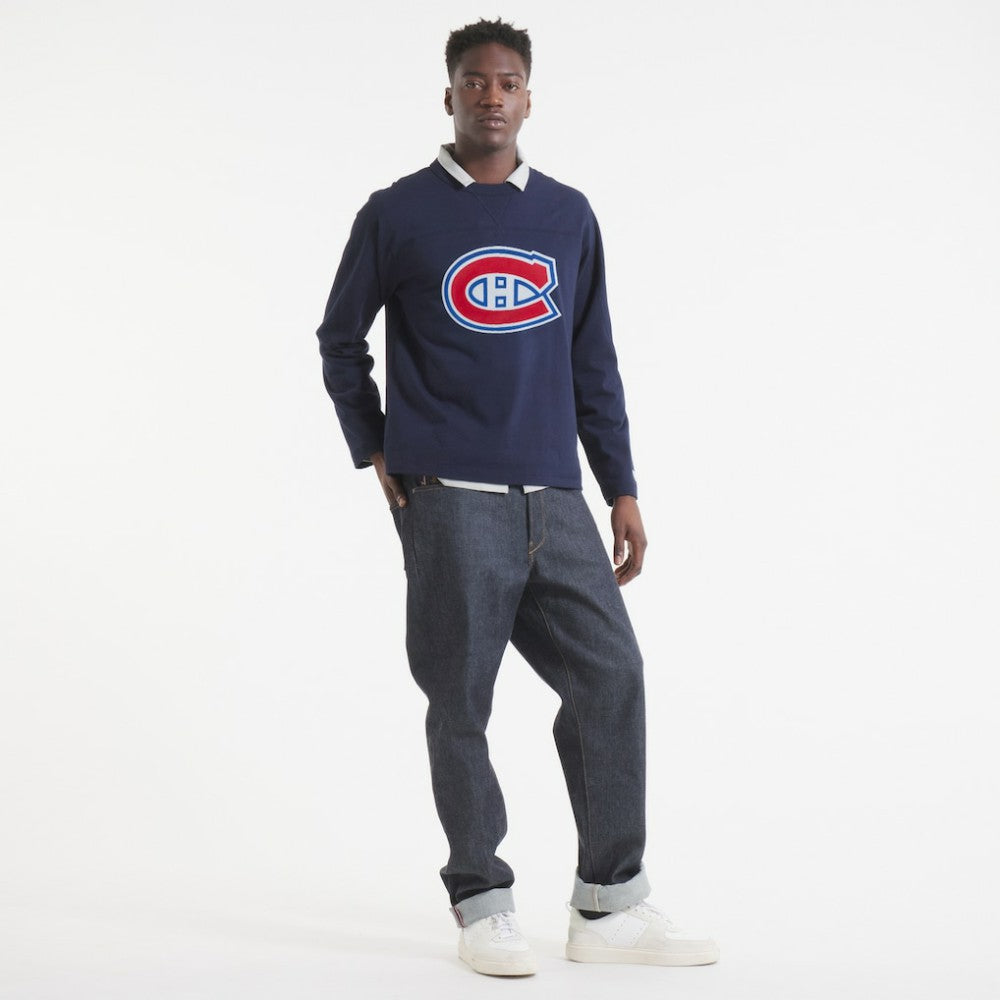 Montreal Canadiens Todd Snyder by Fanatics Heavyweight Football Jersey - Navy | US 202846154