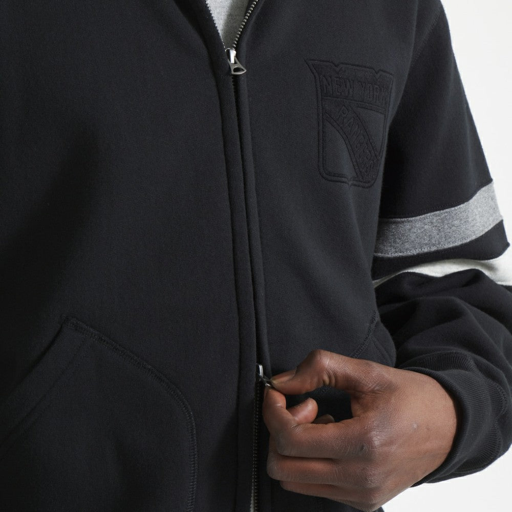 New York Rangers Todd Snyder by Fanatics Full-Zip Fleece - Black | US 202846160