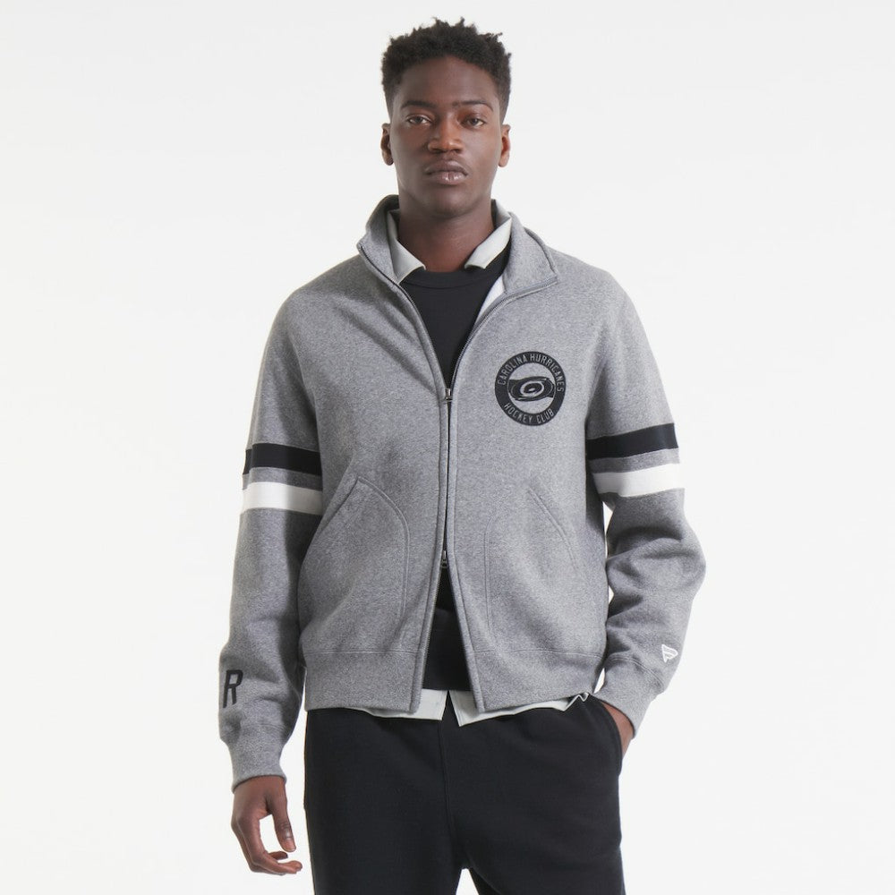 Carolina Hurricanes Todd Snyder by Fanatics Full-Zip Fleece - Dark Heather Gray | US 202846163