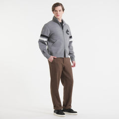Vancouver Canucks Todd Snyder by Fanatics Full-Zip Fleece - Dark Heather Gray | US 202846164