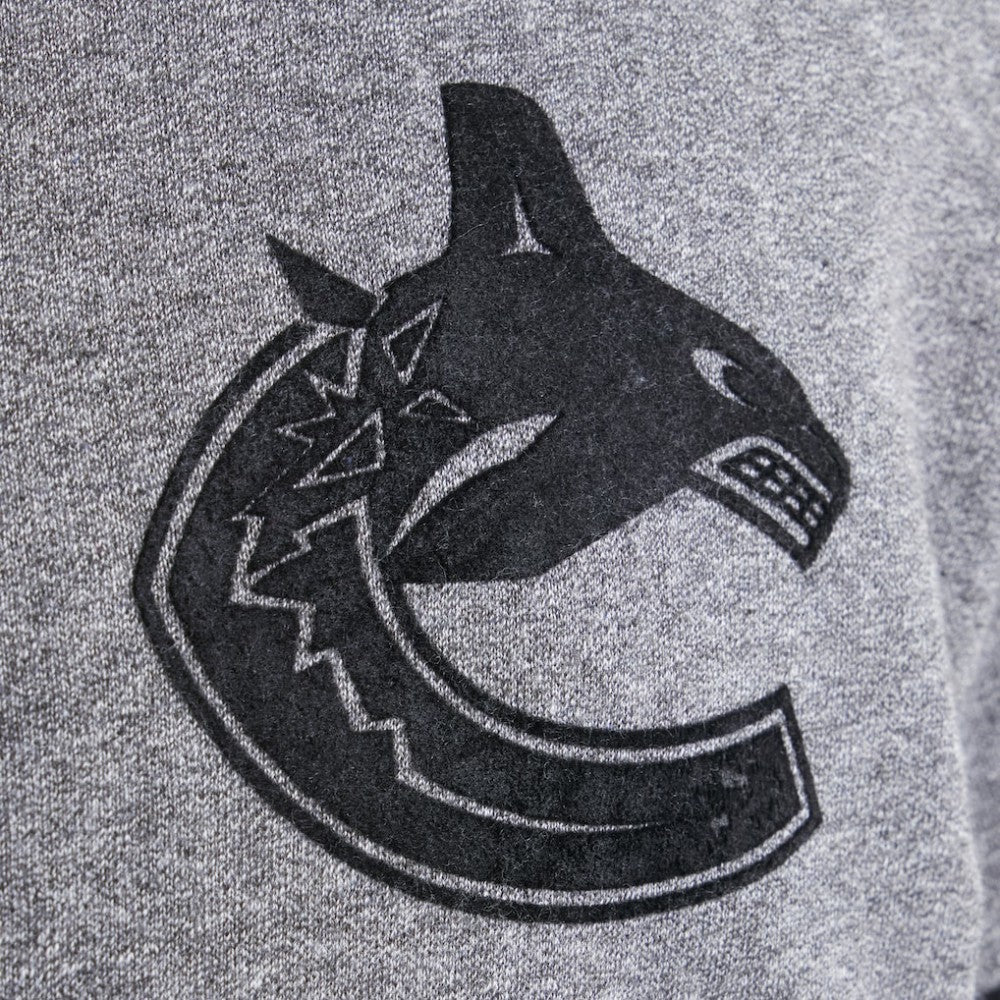 Vancouver Canucks Todd Snyder by Fanatics Full-Zip Fleece - Dark Heather Gray | US 202846164