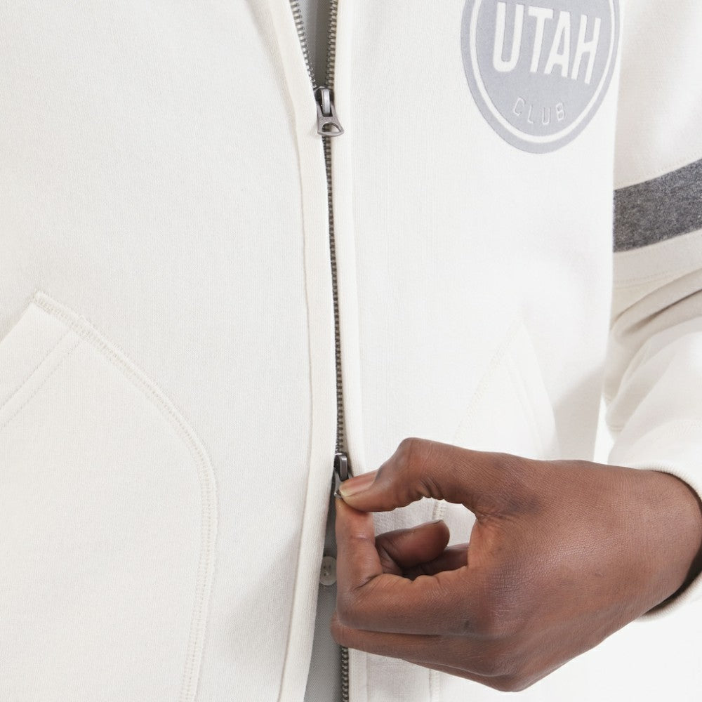 Utah Mammoth Todd Snyder by Fanatics Full-Zip Fleece - White | US 202846166