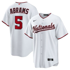 CJ Abrams Washington Nationals Nike Home Replica Jersey - White Jerseys
