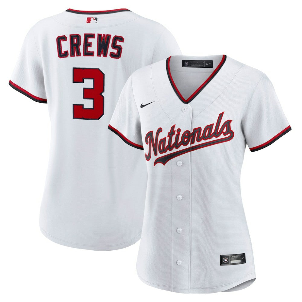 Dylan Crews Washington Nationals Nike Women's Home Replica Jersey - White Jerseys