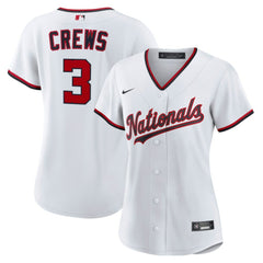 Dylan Crews Washington Nationals Nike Women's Home Replica Jersey - White Jerseys
