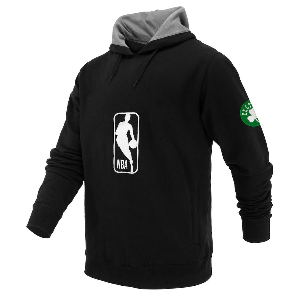 Boston Celtics FISLL Unisex Logoman Shadow Collection Pullover Hoodie Black