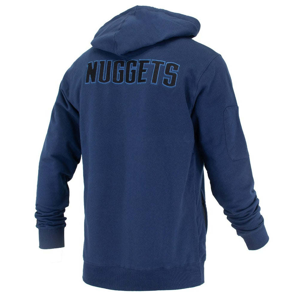 Denver Nuggets FISLL Unisex Logoman Shadow Collection Pullover Hoodie Navy