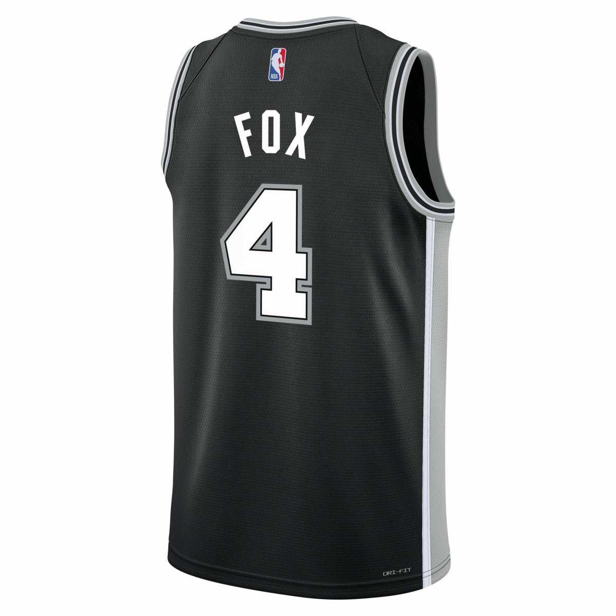De'Aaron Fox San Antonio Spurs Youth Swingman Jersey Icon Edition Black - Nike