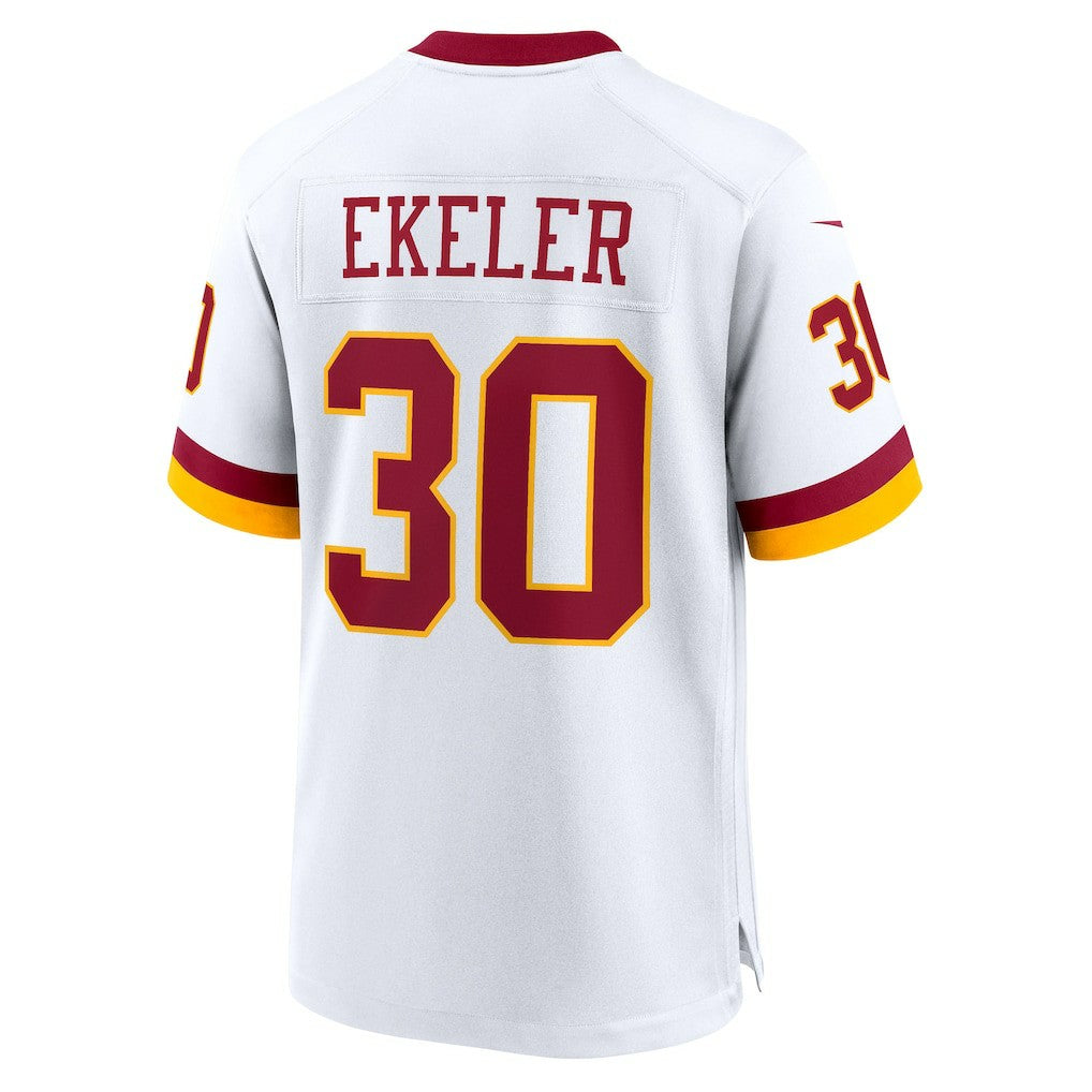 Austin Ekeler Washington Commanders Game Super Bowl Era Jersey - White Jerseys