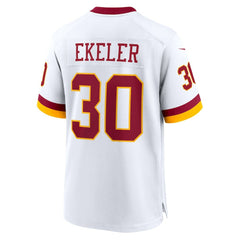 Austin Ekeler Washington Commanders Game Super Bowl Era Jersey - White Jerseys