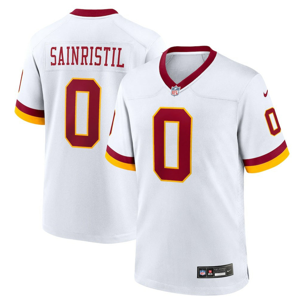 Mike Sainristil Washington Commanders Game Super Bowl Era Jersey - White Jerseys