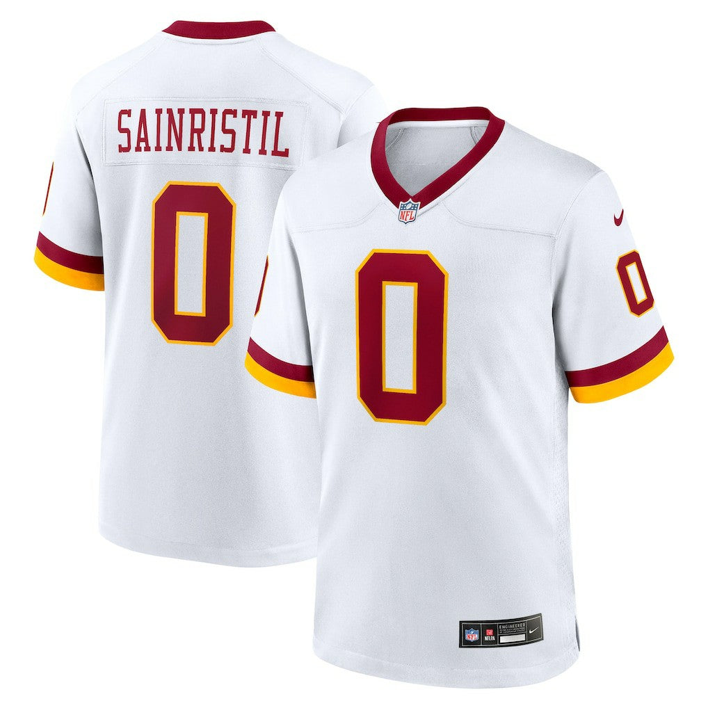 Mike Sainristil Washington Commanders Game Super Bowl Era Jersey - White Jerseys