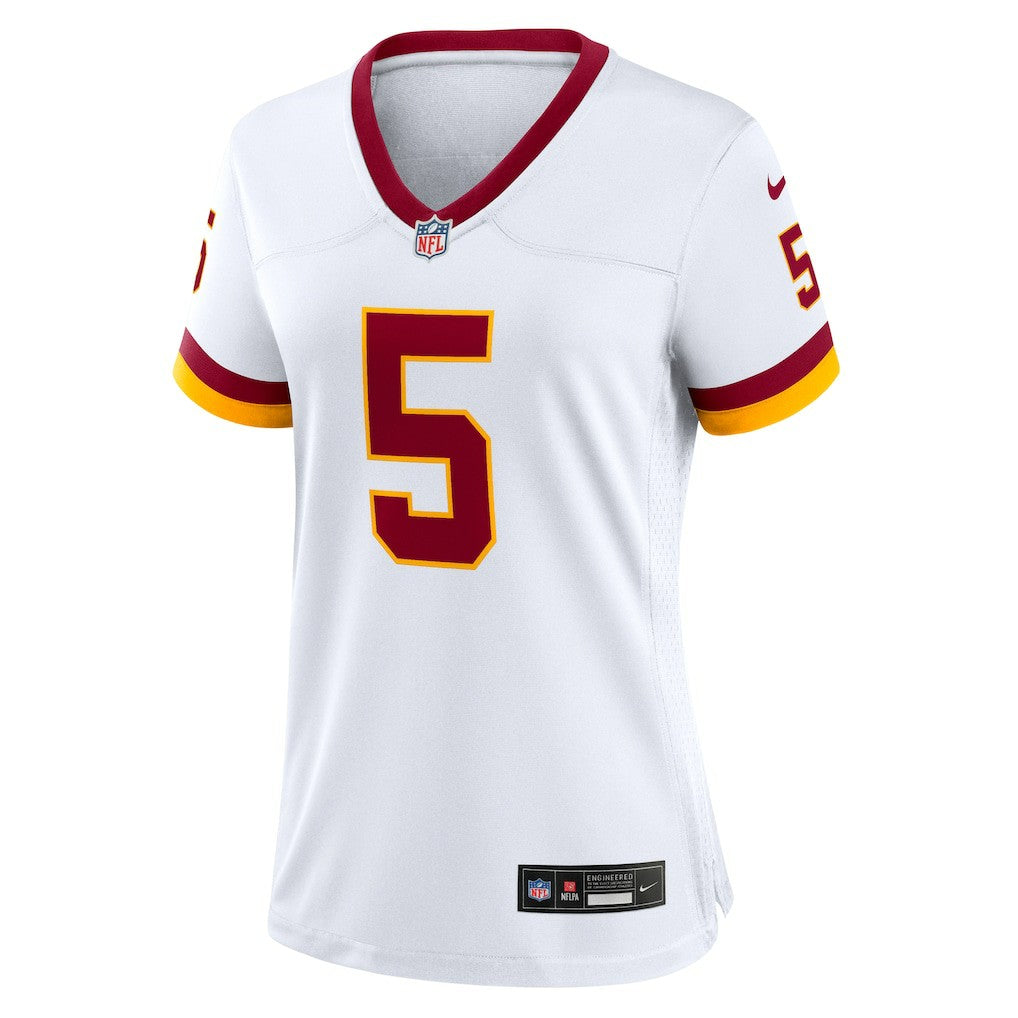 Jayden Daniels Washington Commanders Women's Game Super Bowl Era Jersey - White Jerseys